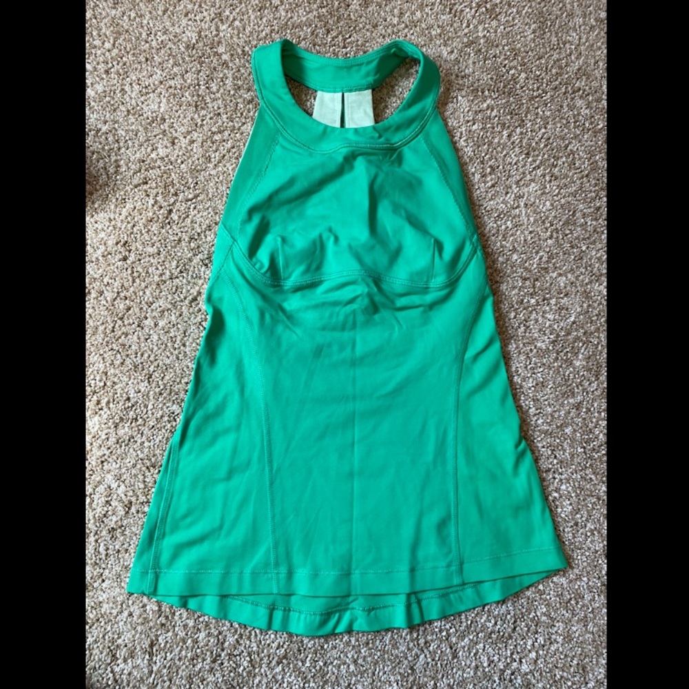 Lululemon Green Tank Top